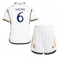 Real Madrid Nacho #6 Replica Home Minikit 2023-24 Short Sleeve (+ pants)